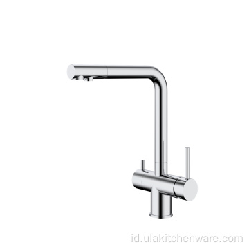 304 faucet dapur panas dan dingin stainless steel